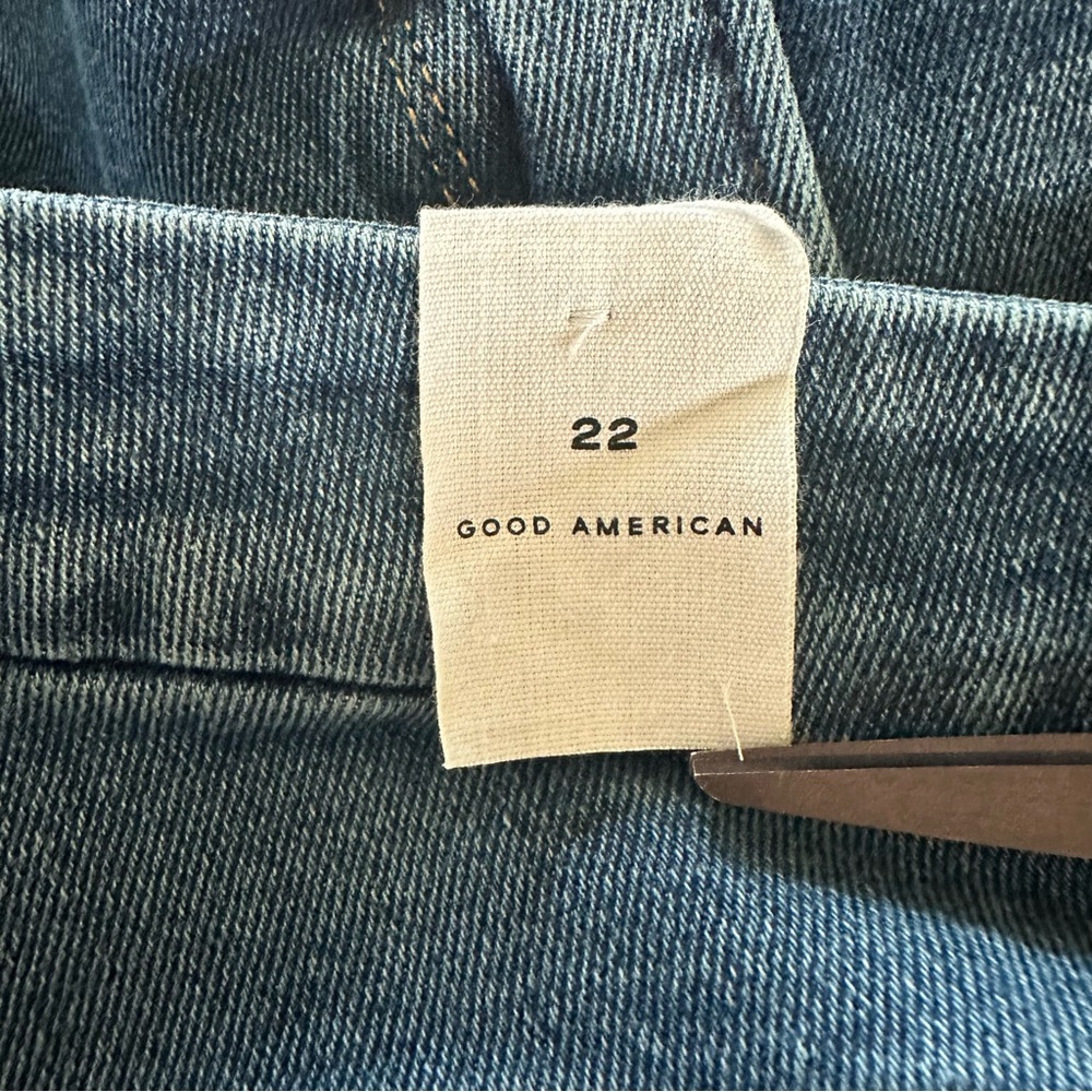 Good American Women's Palazzo Jeans Cropped Anthropology NWT NEW Plus Size 22W - Picture 13 of 16